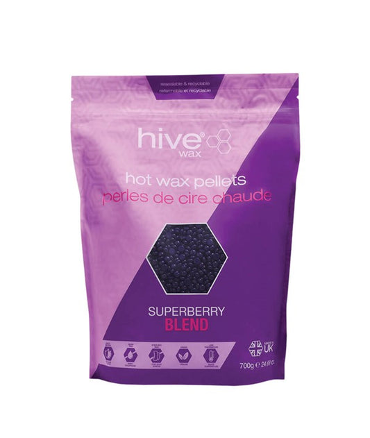 HIVE HOT WAX PELLETS SUPER BERRY BLEND 700 g Hair Removing Asetena Pa 