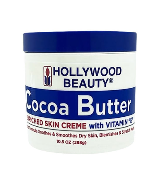 HOLLYWOOD BEAUTY COCOA BUTTER SKIN CREME WITH VITAMIN E 708 g Skin Moisturizing Asetena Pa 
