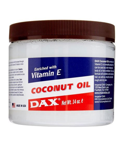 DAX COCONUT OIL ENRICHED WITH VITAMIN E 397 g Treatments Asetena Pa 