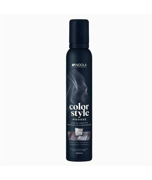 INDOLA COLOR STYLE TEMPORARY COLOURING MOUSSE 200 ml Color RED Hair Styling Asetena Pa 