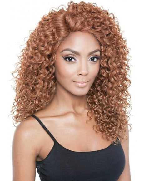 RED CARPET PREMIERE COTTON LACE FRONT SYN ASTER WIG  Color F1B/30 Lace Wigs Asetena Pa 