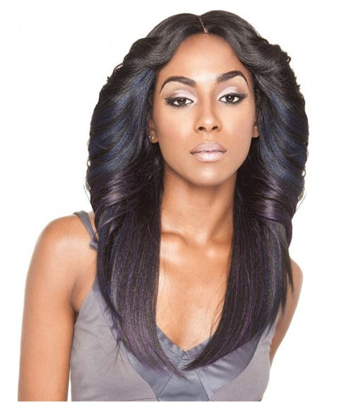 BROWN SUGAR SILK LACE FRONT HH BLEND BS 602 WIG  Color ST2/REDVELVET Lace Wigs Asetena Pa 