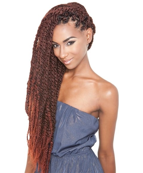 AFRI NAPTURAL SYN MALI TWIST BRAID 24 Color M4/30 Hair for Braid Extensions Asetena Pa 