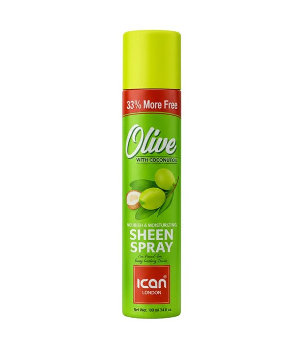 OLIVE SHEEN SPRAY WITH COCONUT OIL 100 ml Sprays, Serums and Oils Asetena Pa 