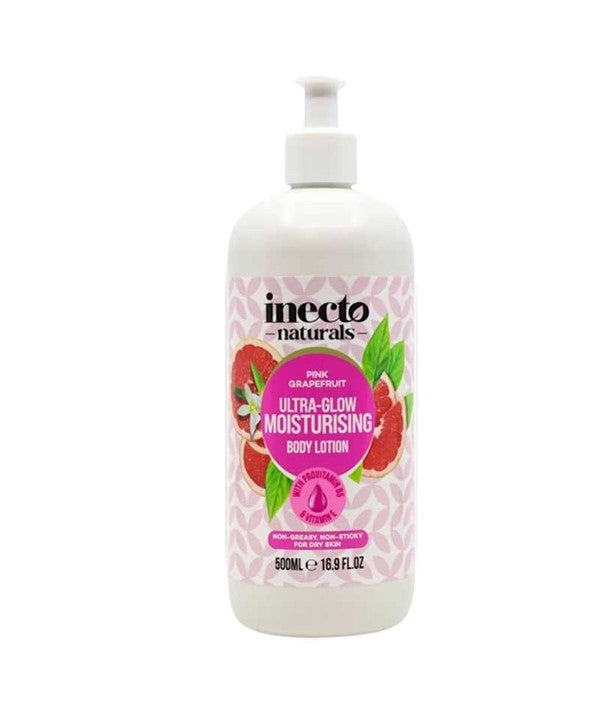 INECTO NATURALS PINK GRAPEFRUIT ULTRA GLOW MOISTURISING BODY LOTION 500 ml Skin Moisturizing Asetena Pa 