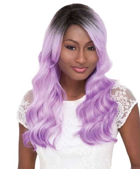 JANET SYN PASTEL NATALIE WIG  Color PT1B/GREEN/LGREEN Synthetic Hair Wigs Asetena Pa 