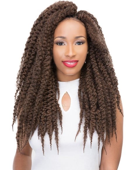JANET SYN 2 X AFRO MONTEGO TWIST BRAID 18 Color Burg Hair for Braid Extensions Asetena Pa 