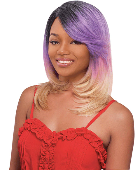 JANET SYN PERM DAHLIA WIG  Color PFS1B/30 Synthetic Hair Wigs Asetena Pa 