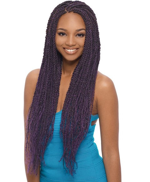 JAMAICAN REGGAE STYLE SYN 3 X AFRO TWIST BRAID 80 Inch Color /Dark Purple Hair for Braid Extensions Asetena Pa 