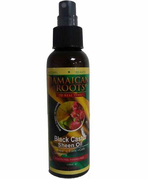 BLACK CASTOR SHEEN OIL 120 ml Sprays, Serums and Oils Asetena Pa 