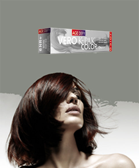 VERO K PAK AGE DEFY NATURAL RED PERMANENT CREME COLOR 74 ml Color 5NR+ Hair Color Asetena Pa 