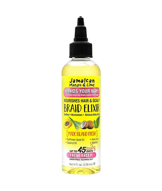 JAMAICAN MANGO AND LIME BRAIDS YOUR WAY BRAID ELIXIR 118ml Sprays, Serums and Oils Asetena Pa 