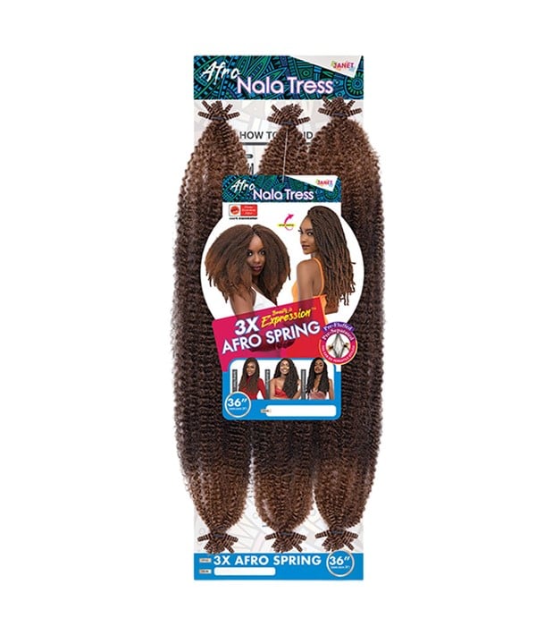 NALA TRESS 3X AFRO SPRING BRAID 36 Color BG Hair for Braid Extensions Asetena Pa 