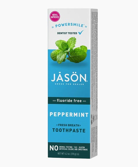 JASON FLUORIDE FREE PEPPERMINT TOOTHPASTE 119 g Dental Care Asetena Pa 