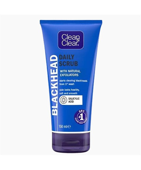 CLEAN AND CLEAR BLACKHEAD CLEARING DAILY SCRUB 150 ml Skin Wash Asetena Pa 