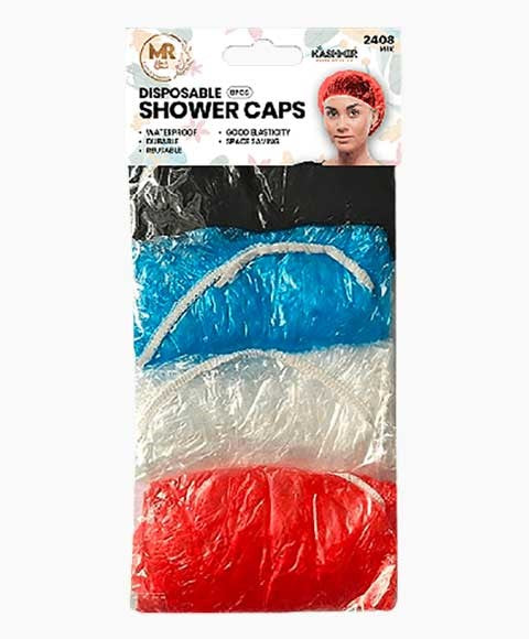 KASHMIR DISPOSABLE SHOWER CAPS 2408 MIX 8 pcs Durags and Caps Asetena Pa 