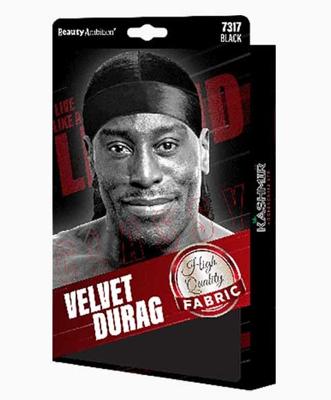 BEAUTY AMBITION CLASSY VELVET DURAG 7317  Color Assorted Durags and Caps Asetena Pa 