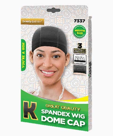 BEAUTY AMBITION GREAT QUALITY SPANDEX WIG DOME CAP 7337  Color Black Extensions Accessories Asetena Pa 