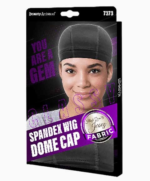 BEAUTY AMBITION CLASSY SPANDEX DOME CAP 7373  Color Black Extensions Accessories Asetena Pa 