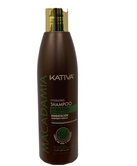 KATIVA MACADAMIA HYDRATING SHAMPOO WITH ORGANIC OIL 250 ml Shampoo Asetena Pa 