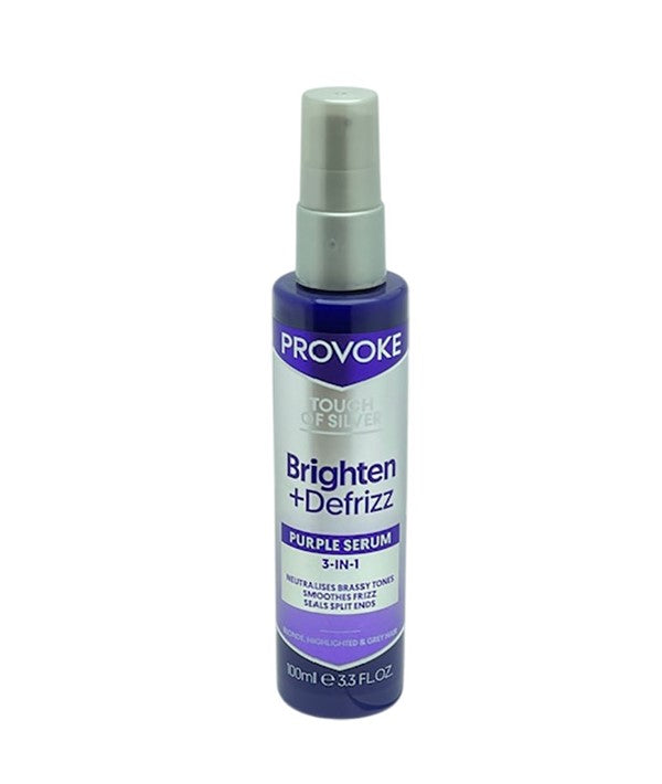 PROVOKE TOUCH OF SILVER BRIGHTEN DEFRIZZ 3 IN 1 PURPLE SERUM 100 ml Treatments Asetena Pa 