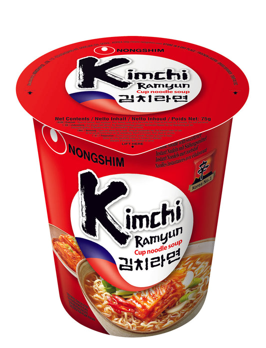 Nongshim Kimichi Ramun Noodles Cup  6x75g