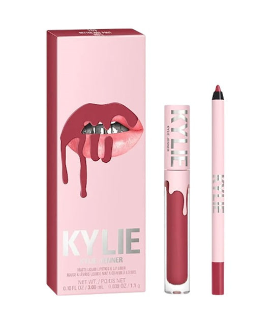 MATTE LIQUID MATTE LIPSTICK AND LIP LINER 302 SNOW WAY BAE Lips Asetena Pa 