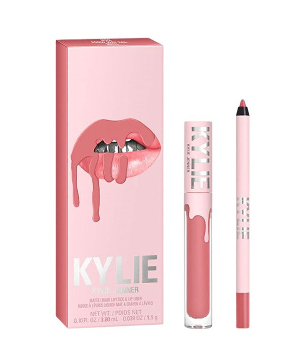 MATTE LIQUID MATTE LIPSTICK AND LIP LINER  Color 802 Candy K Lips Asetena Pa 