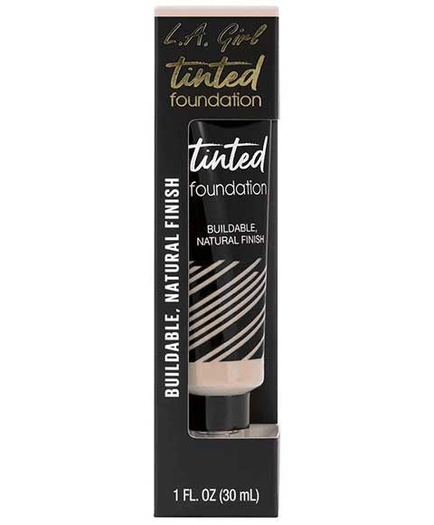 LA GIRL TINTED FOUNDATION WITH NATURAL FINISH GLM752 PORCELAIN 30 ML Foundation Asetena Pa 