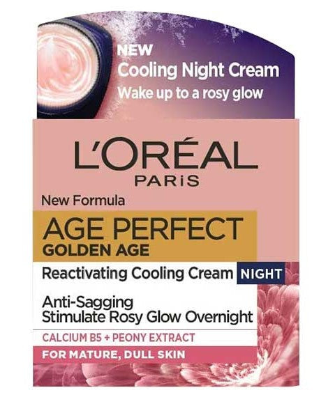 AGE PERFECT GOLDEN AGE REACTIVATING COOLING NIGHT CREAM 50 ml Skin Treatments Asetena Pa 