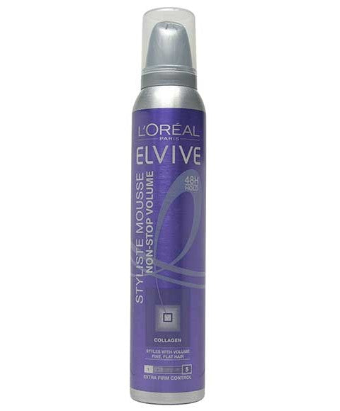 ELVIVE STYLISTE MOUSSE FOR NON STOP VOLUME 200 ml Hair Styling Asetena Pa 