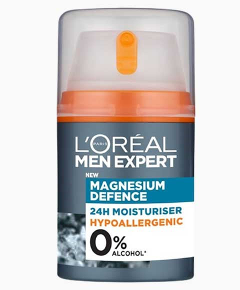 MEN EXPERT MAGNESIUM DEFENCE 24H MOISTURISER 50 ml Men Skincare Asetena Pa 