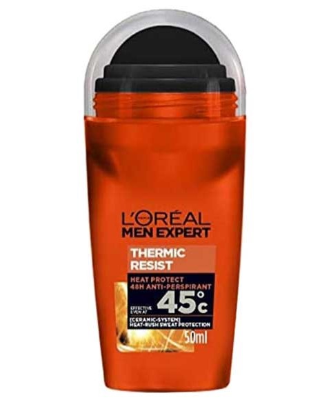 MEN EXPERT 48H THERMIC RESIST ANTI PERSISTANT ROLL ON 50 ml Color Clean Cool Fragranec Body Care Asetena Pa 