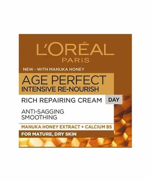 AGE PERFECT MANUKA HONEY RICH REPAIRING BALM DAY 50 ml Even Skin Tone Asetena Pa 
