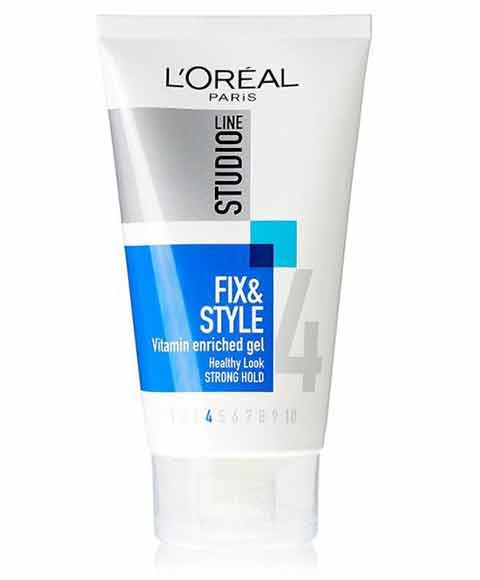 STUDIO LINE FIX AND STYLE 4 VITAMIN ENRICHED GEL STRONG HOLD 150 ml Hair Styling Asetena Pa 