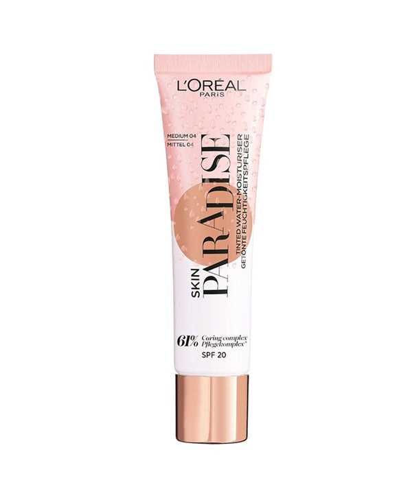 LOREAL PARIS SKIN PARADISE TINTED MOISTURISER 04 MEDIUM 30 ML Foundation Asetena Pa 