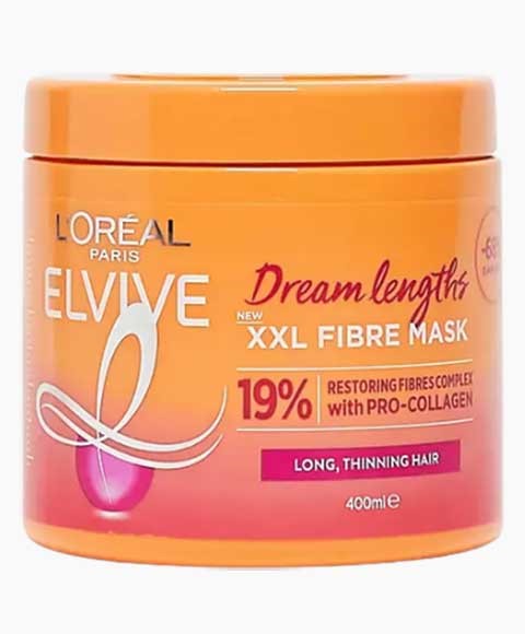 ELVIVE DREAM LENGTHS XXL FIBRE MASK WITH PRO COLLAGEN 400 ml Treatments Asetena Pa 