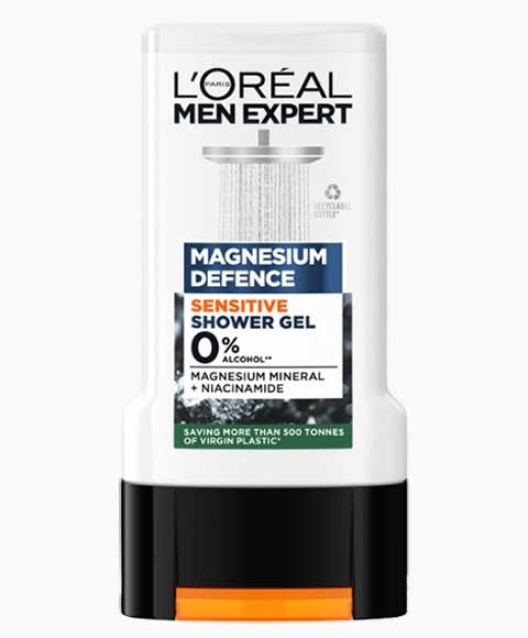 MEN EXPERT MAGNESIUM DEFENCE SENSITIVE SHOWER GEL 300 ml Body Care Asetena Pa 