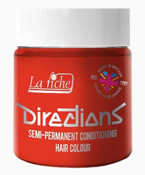 DIRECTIONS SEMI PERMANENT CONDITIONING HAIR COLOR NEON RED 100 ml Hair Color Asetena Pa 