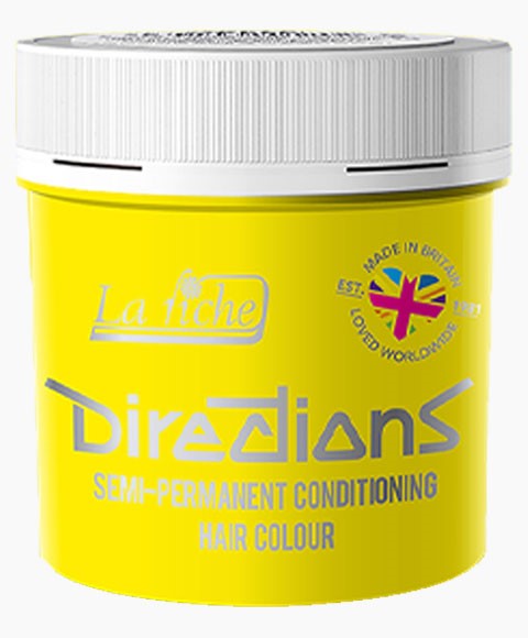 DIRECTIONS SEMI PERMANENT CONDITIONING HAIR COLOUR BRIGHT DAFFODIL 88 ml Hair Color Asetena Pa 