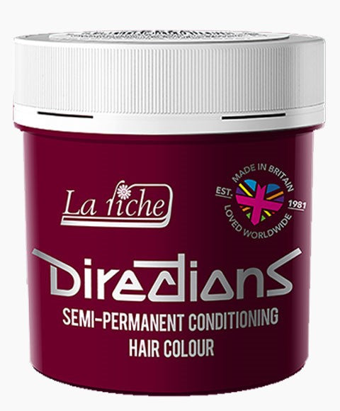 DIRECTIONS SEMI PERMANENT CONDITIONING HAIR COLOUR RUBINE 88 ml Hair Color Asetena Pa 