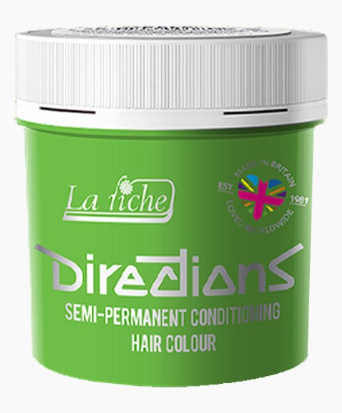 DIRECTIONS SEMI PERMANENT CONDITIONING HAIR COLOUR SPRING GREEN 88 ml Hair Color Asetena Pa 
