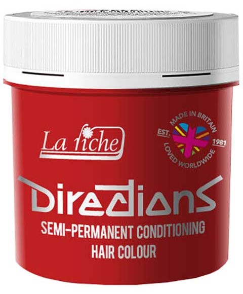 DIRECTIONS SEMI PERMANENT CONDITIONING HAIR COLOR FLUORESCENT ORANGE 88 ml Hair Color Asetena Pa 