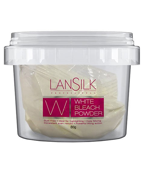 LANSILK PROFESSIONAL WHITE BLEACH POWDER 80 g Hair Color Asetena Pa 