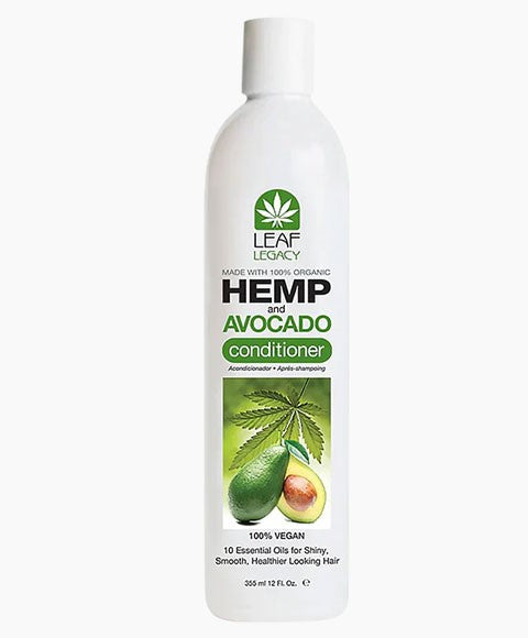 LEAF LEGACY HEMP AND AVOCADO CONDITIONER 355 ml Conditioner Asetena Pa 