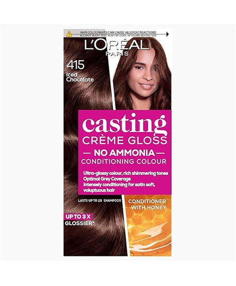 CASTING CREME GLOSS CONDITIONING COLOR 415 ICED CHOCOLATE Hair Color Asetena Pa 