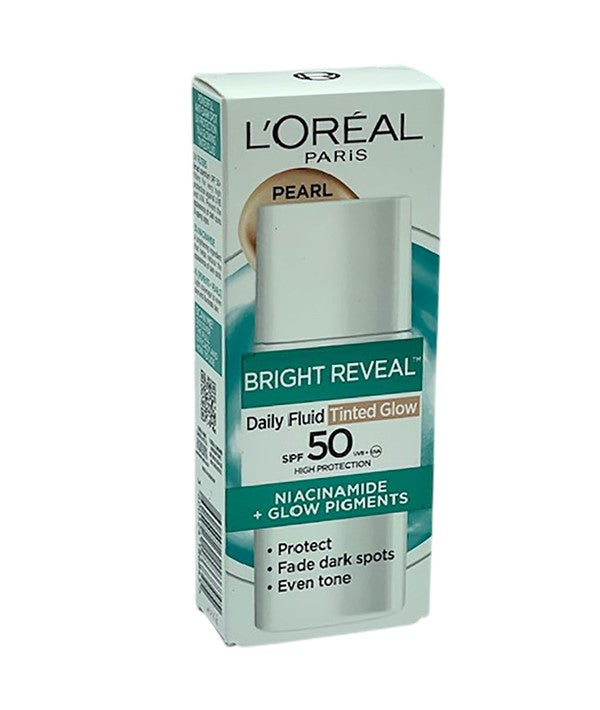 BRIGHT REVEAL DAILY FLUID TINTED GLOW SPF50 PEARL 50 ml Skin Treatments Asetena Pa 