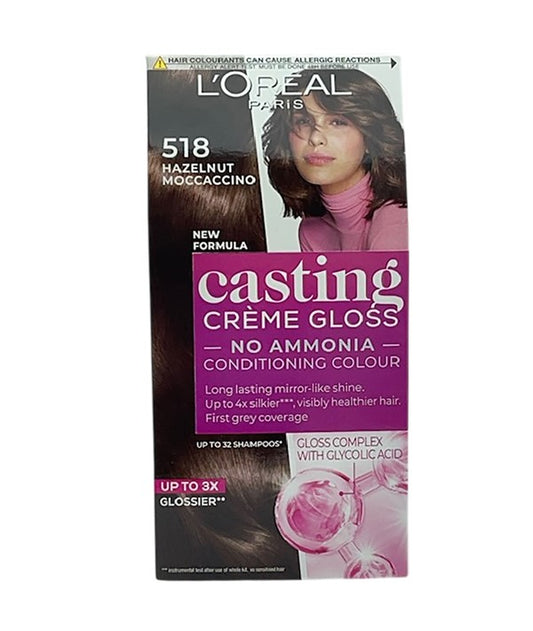 CASTING CREME GLOSS CONDITIONING COLOR 518 HAZELNUT MOCCACCINO Hair Color Asetena Pa 