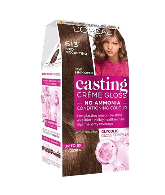 CASTING CREME GLOSS CONDITIONING COLOR 613 ICED MOCCACCINO Hair Color Asetena Pa 