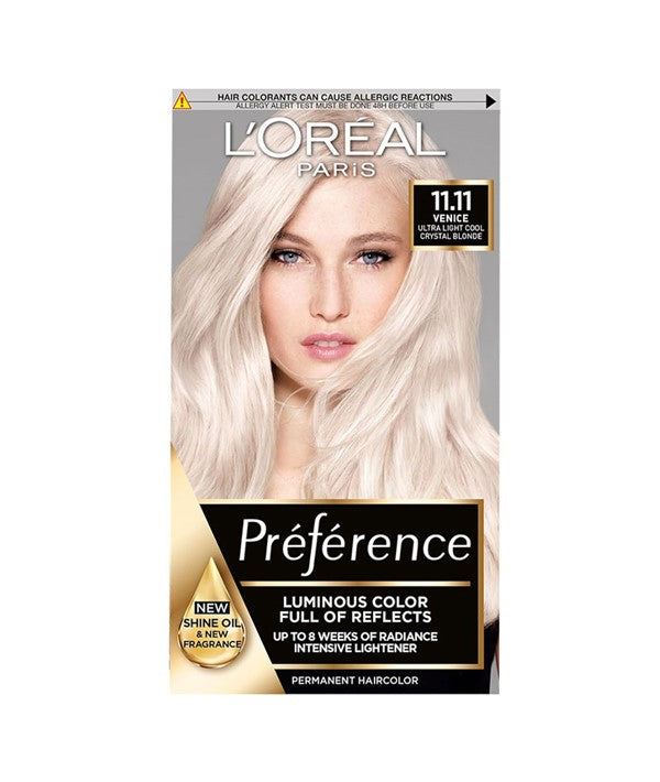 PREFERENCE INFINIA PERMANENT COLOR 11.11 ULTRA LIGHT Hair Color Asetena Pa 